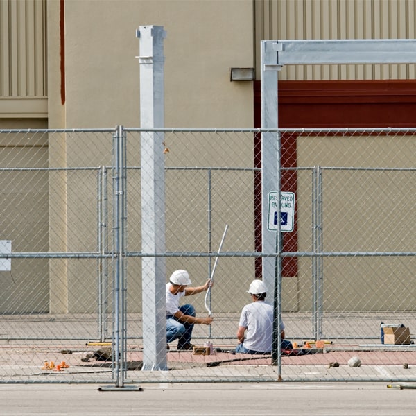 how long can i rent the temporary fence for my building site or event in Burlington